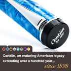 Conklin Duragraph Fountain Pen Ice Blue - Image 7