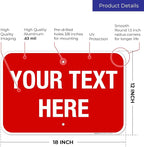 Personalized Custom Red Background Customize - Image 3