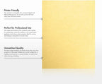 LUXPaper 8.5" x 11" Cardstock | Letter Size | Gold Metallic | 105lb. Cover | 50 - Image 8