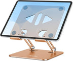 Aoviho Tablet Stand Holder for Desk Adjustable Tablet Holder, Foldable Aluminum - Image 7