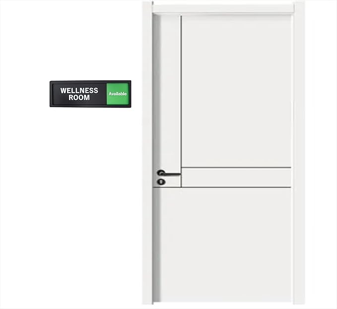 Wellness Room Sign – Privacy In Use / Available Slide Switch Sign, Premium - Image 6