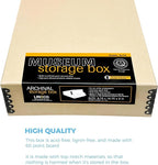 Lineco Museum Archival Storage Box, 8.75x10.75x3 in. Drop Front Design. - Image 6