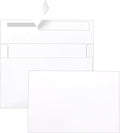 Silunkia 100 Packs Blank White Note Cards and Envelopes 4 x 6 Heavyweight by Silunkia