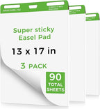 DINGIXOC Sticky Mini Easel Pads 13 x 17 Inches, 3 Pack Anchor Chart Paper by Unknown