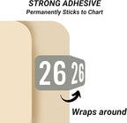 2026 Year Labels, Doctor Stuff 2026 Chart Stickers, S & W/Acme Style, USA Made - Image 2