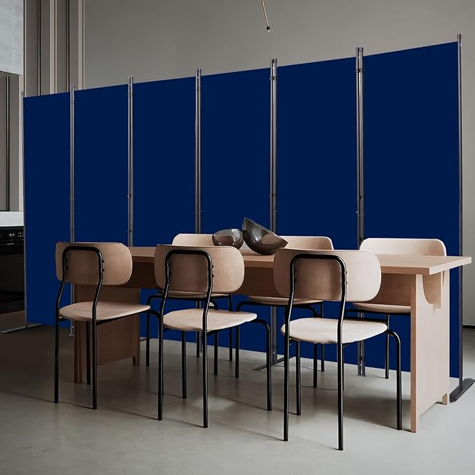 CHOSENM Room Divider, 6 Panel Folding Privacy Screens - Image 7