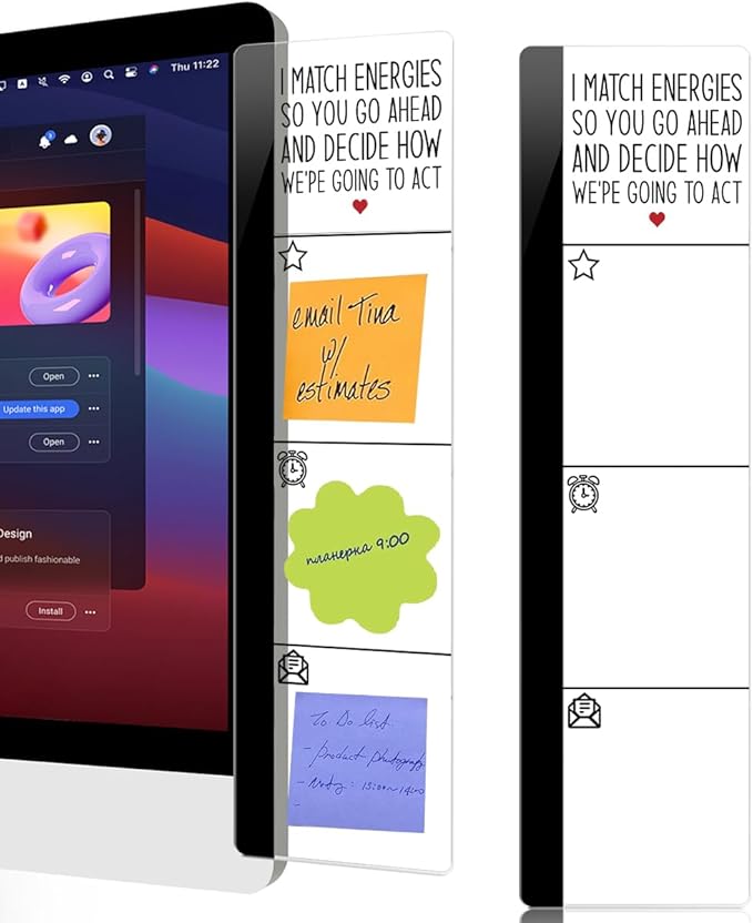 Computer Monitor Memo Board I Match Energies So You Go Ahead and Decide How by HTBIG