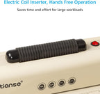 tianse binding machine - electric coil inserter for shown in use