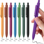 Piochoo Gel Pens, 0.5mm Fine Point Smooth Writing, High-End Series Retractable by Piochoo