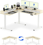 FLEXISPOT 63" L Shaped Standing Desk by FlexiSpot