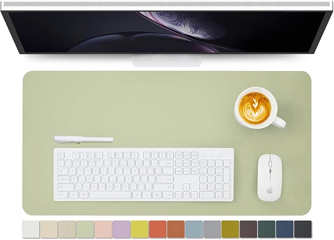 Leather Desk Mat by HOMIEAZICOZI