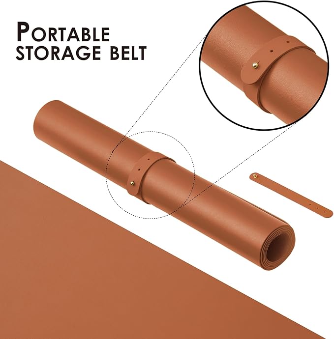 HOMIEAZICOZI Leather Desk Mat - Image 4