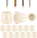 1-1/4" Round Rubber Chair Leg Tips Caps, Chair Leg Floor Protectors Furniture by VOCOMO