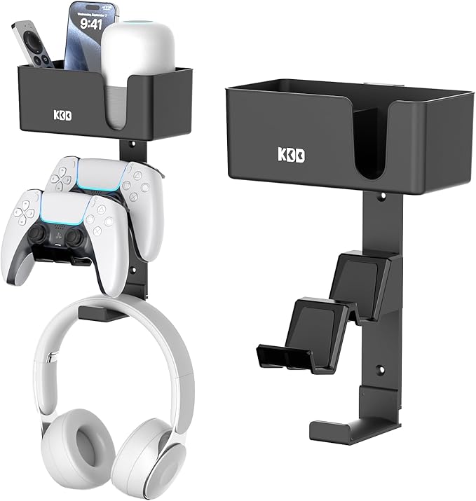 KDD 4-in-1 Wall Mount Controller Holder by KDD