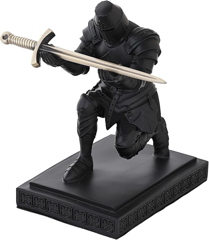 NCQIXIAO Templar Vanguard Soldier Pen Holder Pencil Stand Desk Organizers and by NCQIXIAO