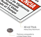 SmartSign 14 x 10 inch “Warning - Image 4