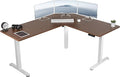 VIVO Electric Corner 63 x 55 inch L-Shaped Standing Desk, Memory Height by VIVO