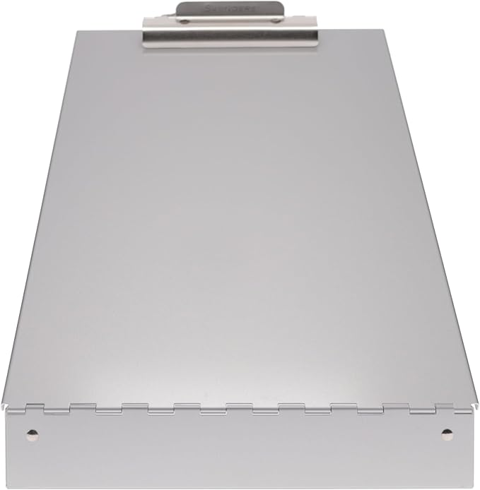 Saunders Metal Clipboard with Storage, Letter Size Paper Organizer, Steel Clip - Image 9