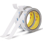 Double Sided Tape 9448A 1" x 33Ft Pack of 2 Made of 3M Super Sticky Adhesive by AdhesiveTapeAppliedtoLife