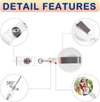 Custom Retractable ID Badge Holder Clip, Personalized Badge Reel - Image 2