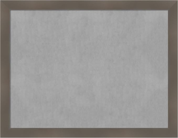 Amanti Art Grey Framed Magnetic Board 20x26 Medium Vision Board by AmantiArt