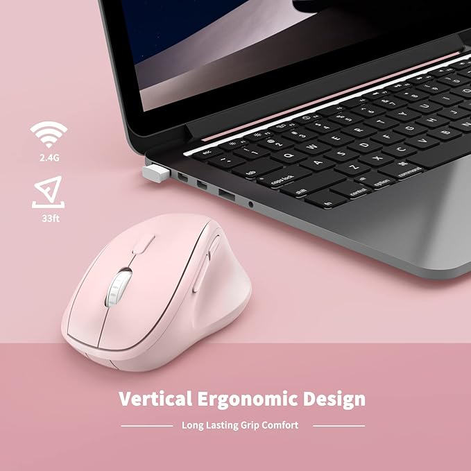MICROPACK Digitally Yours Ergonomic Wireless Mouse - Image 4