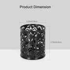 EasyPAG Black Pen Holder for Desk, 2 Pack Round Pen Organizer, Brush Holder for - Image 3