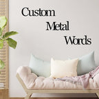 Custom Metal Words Custom Nursery Name Script Metal Sign Baby Name Sign - Image 5