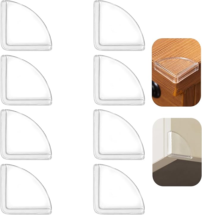 EBUKTUK 8pcs, Table Corner Protector, Corner Protector to Cover Sharp Furniture by EBUKTUK