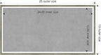 Amanti Art Silver Framed Magnetic Board 13x25 Small Vision Board - Image 4
