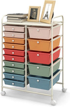 GLACER 15 Drawers Rolling Cart, Storage Cart by GLACERGrowupinhappiness