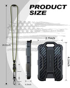 LIUGX Badge Holder with Heavy Duty Breakaway Lanyard, Carbon Fiber-Texture - Image 6
