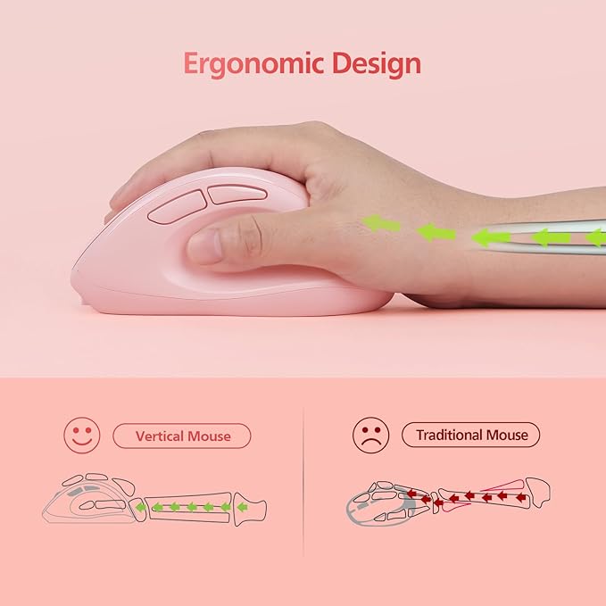Micropack Wireless Bluetooth Mouse Ergonomic Vertical - Image 3