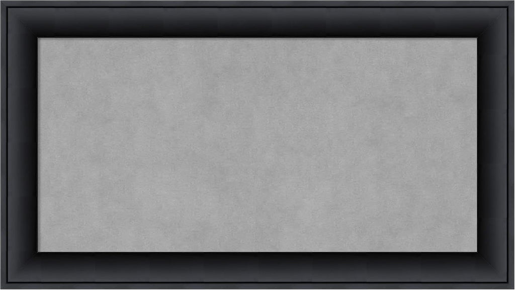 Amanti Art Black Framed Magnetic Board 15x27 Small Vision Board