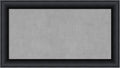 Amanti Art Black Framed Magnetic Board 15x27 Small Vision Board