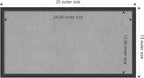Amanti Art Black Framed Magnetic Board 13x25 Small Vision Board - Image 4