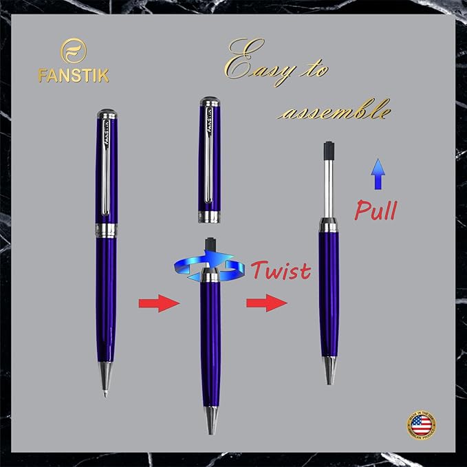 FANSTIK Customized Luxury Ballpoint pen, fancy gift set - Image 9