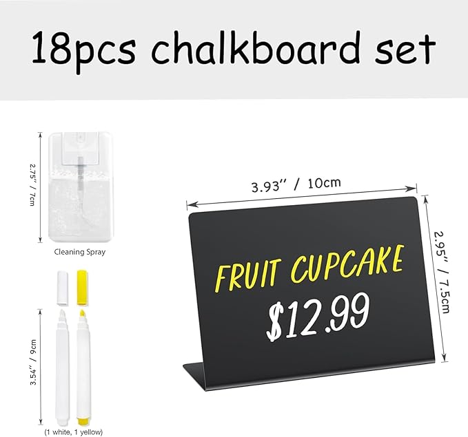 PigPotParty 18 Pcs 4"x3" Mini Food Labels - Image 2