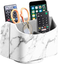 PUSU Leather 360°Rotatable Remote Control Holder, Nightstand TV Remote Caddy by PUSU