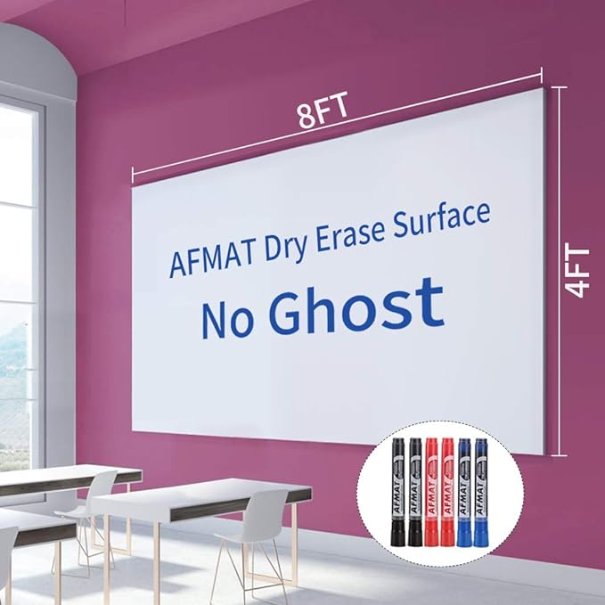 Dry Erase Whiteboard Paper, Large White Board Stickers by AFMAT