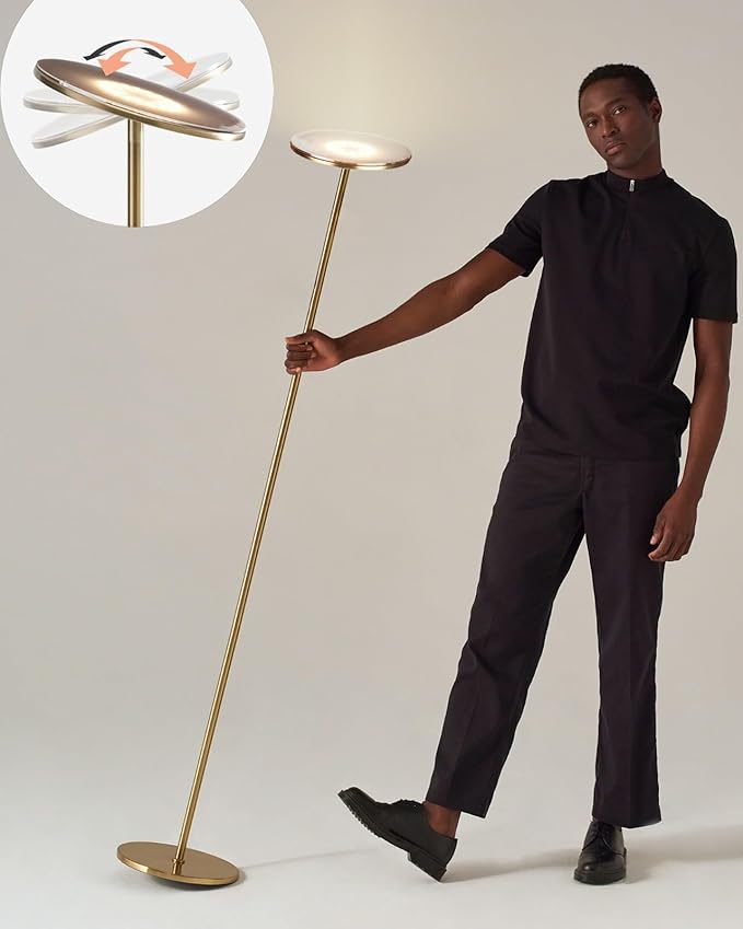 Brightech Sky LED Floor lamp, Torchiere Super Bright Floor Lamp - Image 6