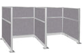 Versare Pre-Configured Hush Panel Electric Cubicle | Workstation Divider Walls by VERSARE