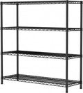 SINGAYE 4 Shelves Adjustable Shelf Heavy Duty Shelf 1400LBS Wire Storage
