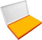 Plastic Case Stamp Pad Large Size, Dark Yellow Color by ZIGEL