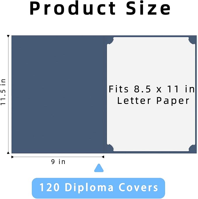 HAUTOCO 120 Pack Certificate Holders, Document Award Covers Certificate Folders - Image 2