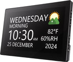 Raynic Digital Clock, Large Display Calendar Clock by Raynic