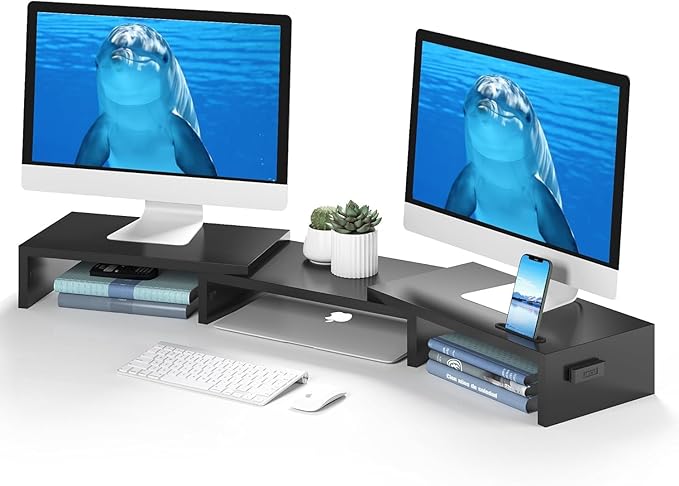 BONTEC Dual Monitor Stand Riser - Image 8