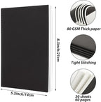 MIVIDE 50 Pack A5 Kraft Notebooks, Lined Travel Notebooks - Image 2