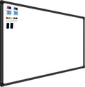 H-Qprobd 8'x4' Whiteboard Commercial-Grade Large Magnetic Dry Erase White Board by H-Qprobd
