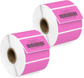 HOUSELABELS 2.25" x 1.25" Pink Address Labels on 1" Core Compatible by HouseLabels